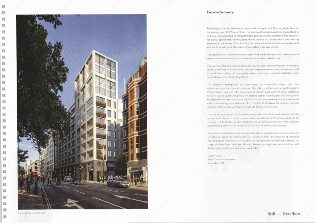 Дизайн-проект здания на 55 Victoria Street (2012 год)